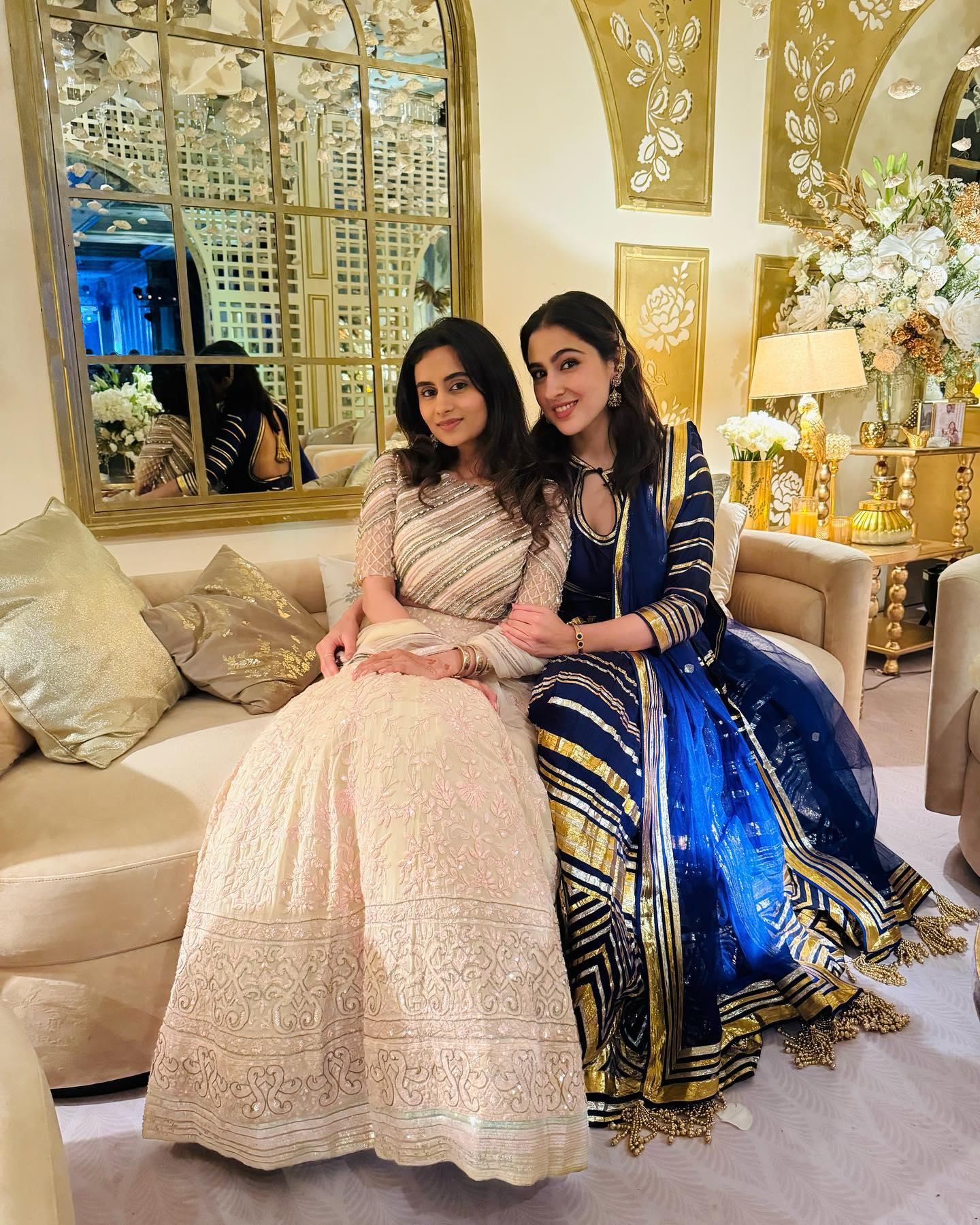 Tucked away from the more performative spaces of the apartment sits the pooja room