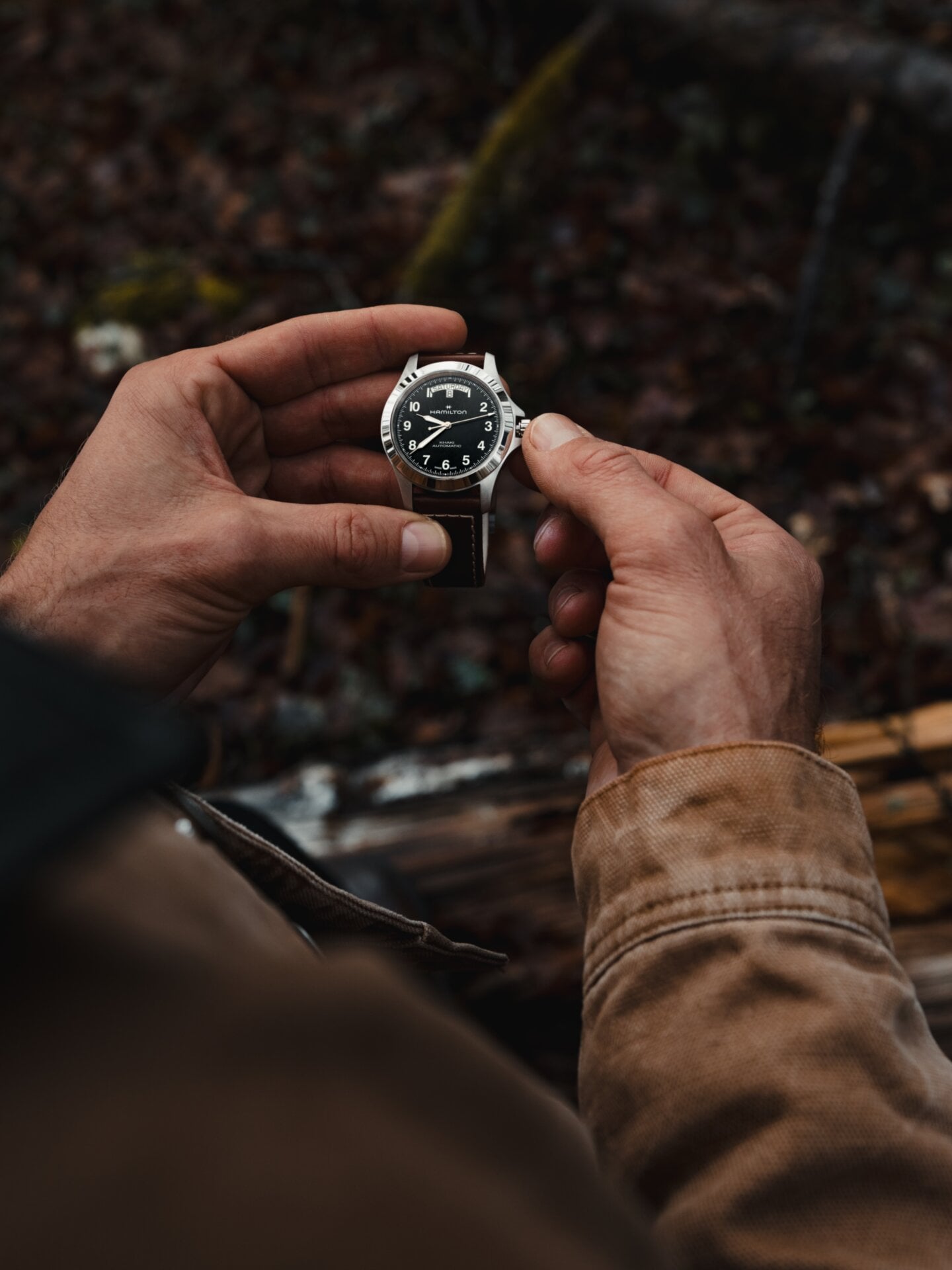 Among this green-dialled company, the Hamilton Khaki Field King occupies rather its own territory