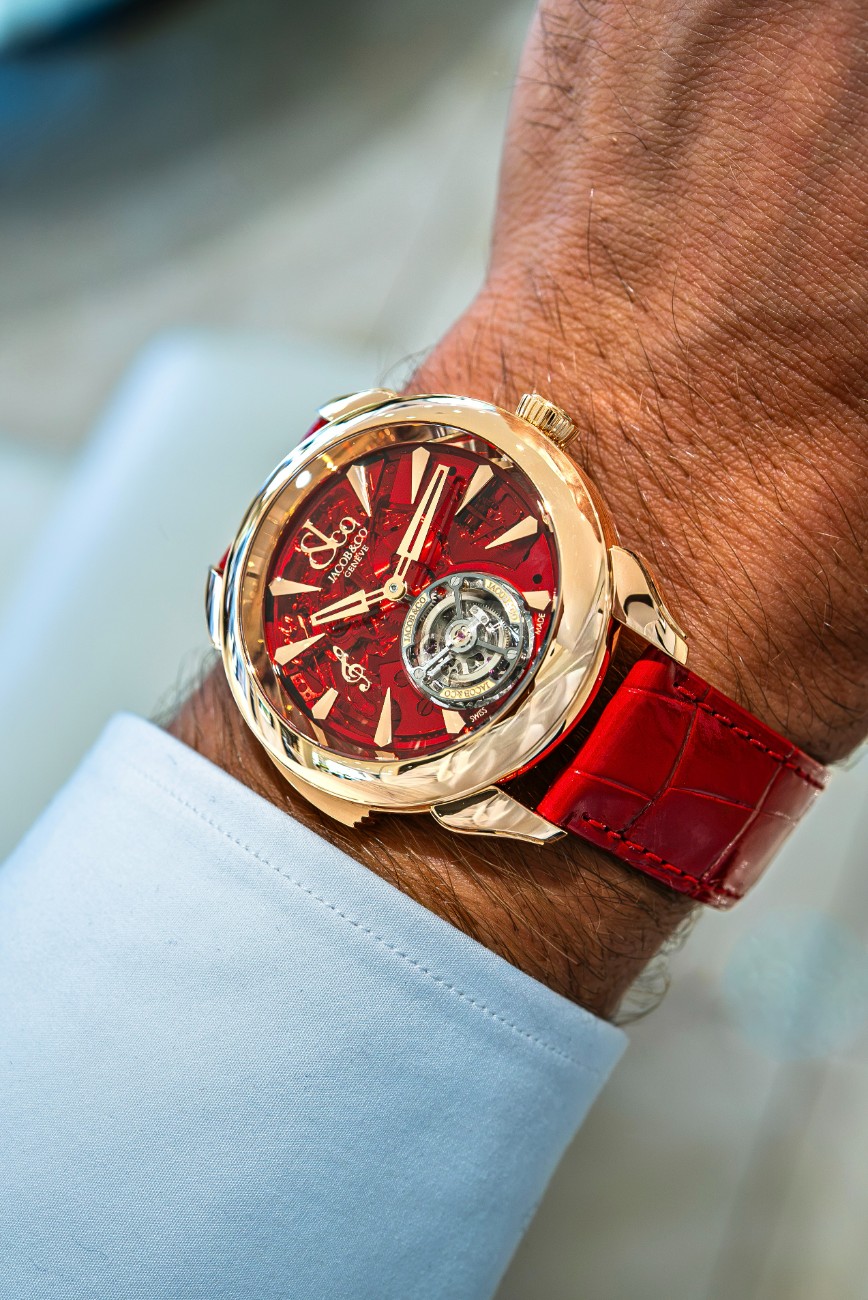 The Palatial Flying Tourbillon Minute Repeater is not, strictly speaking,