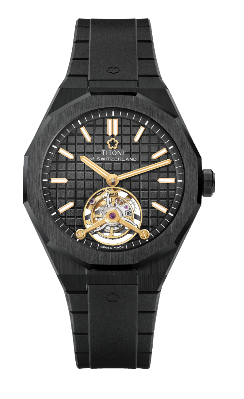 The Titoni Impetus CeramTech takes ceramic's structural possibilities and pushes them toward genuine architecture