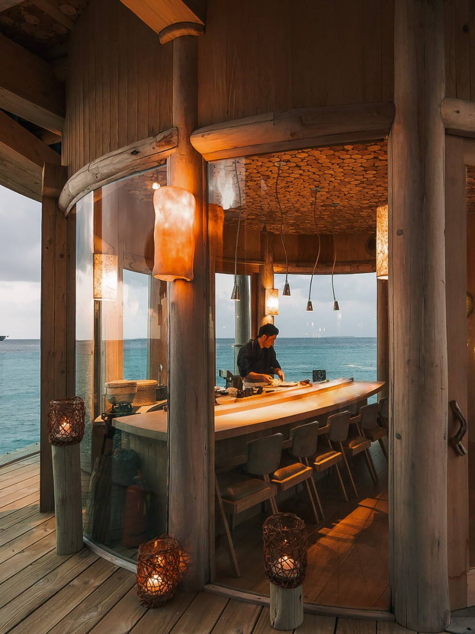 Set amid the extraordinary turquoise waters of the Maldives, Soneva Jani