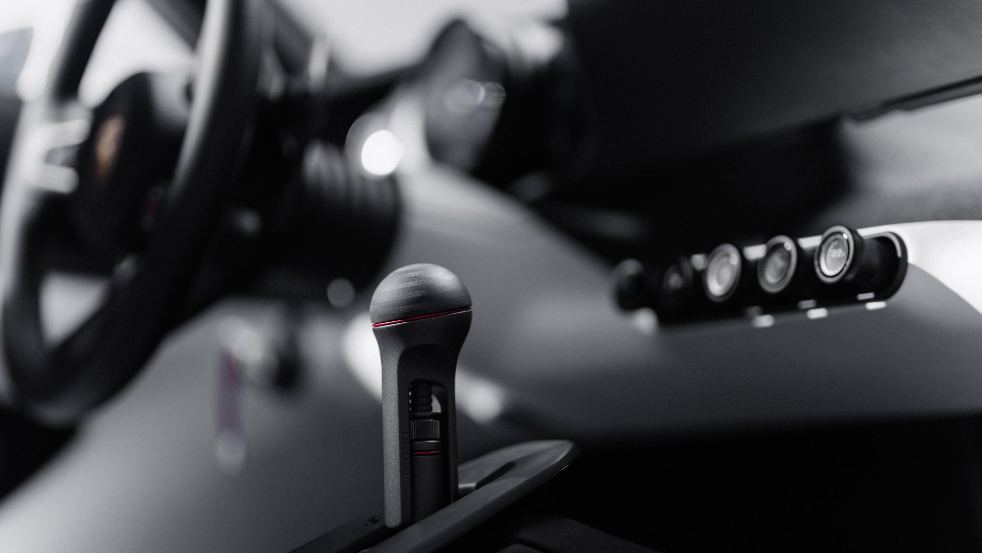 Finished in specially developed Firn White Metallic, Light Red Metallic and Black Chrome