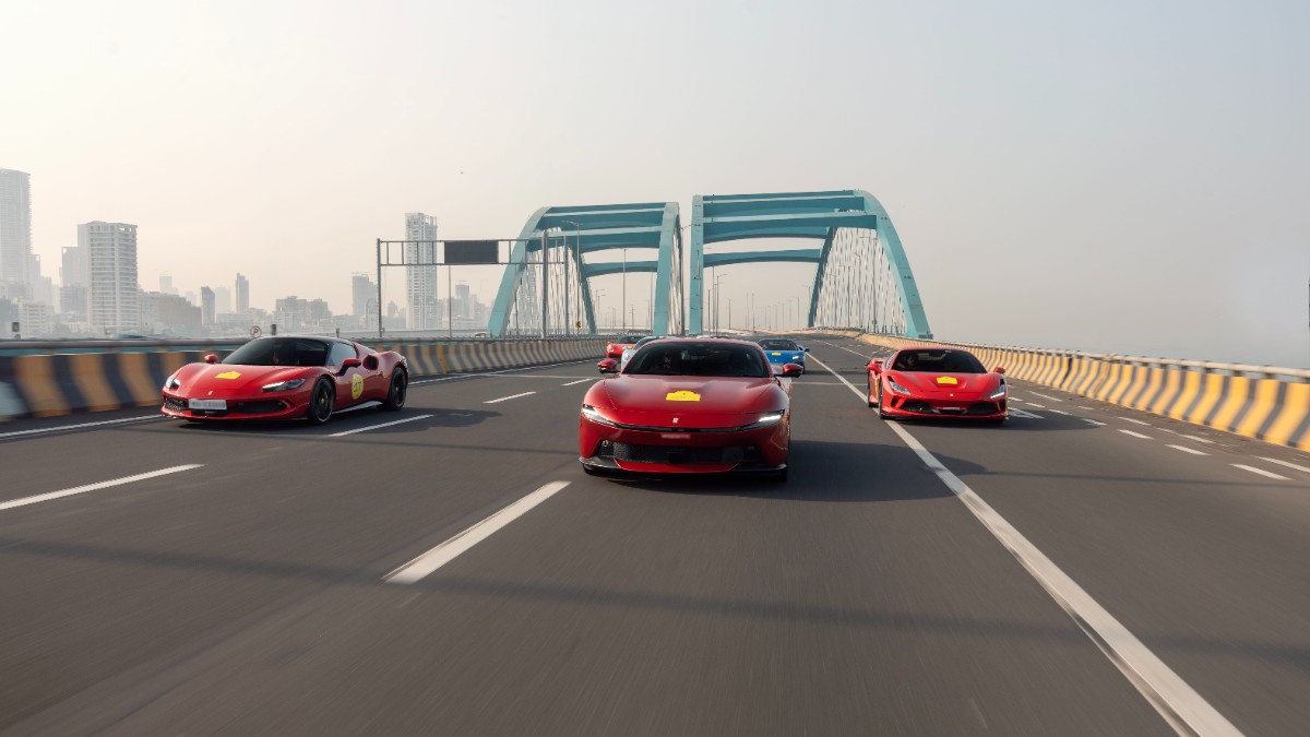 The Ferrari Classiche area quietly stages one of the more significant reunions of the entire exhibition