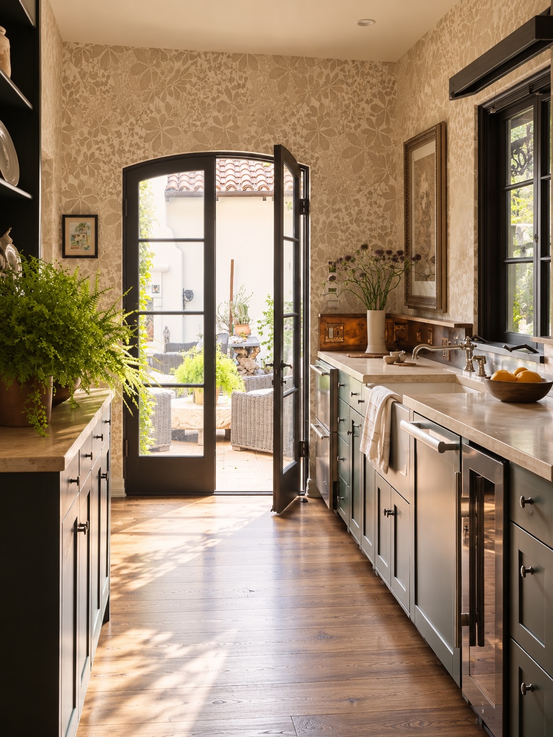 The house combined indoor comfort with an emphasis on outdoor living. I