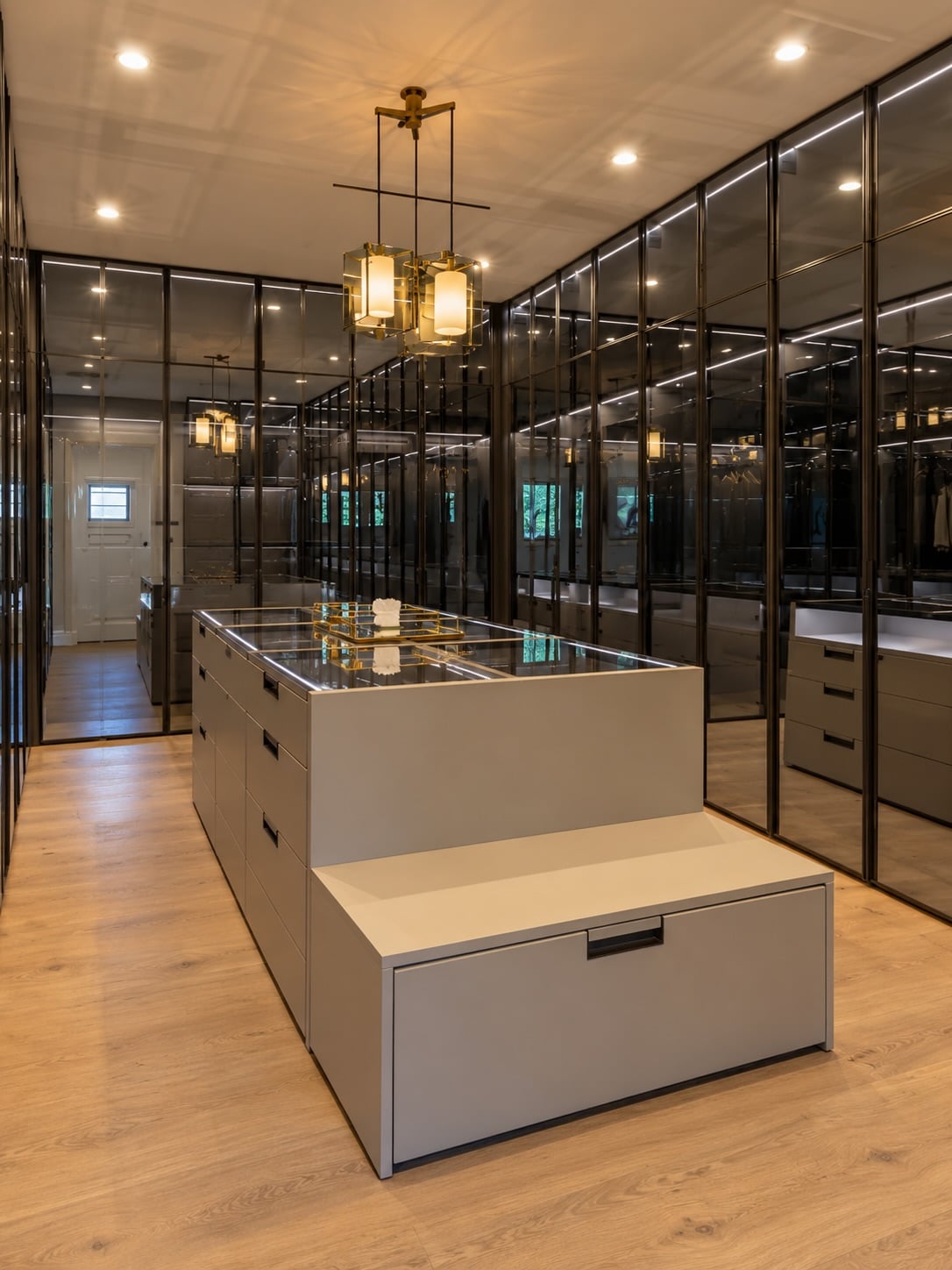 The mood is set the moment you step inside. Warm oak runs through the interiors,