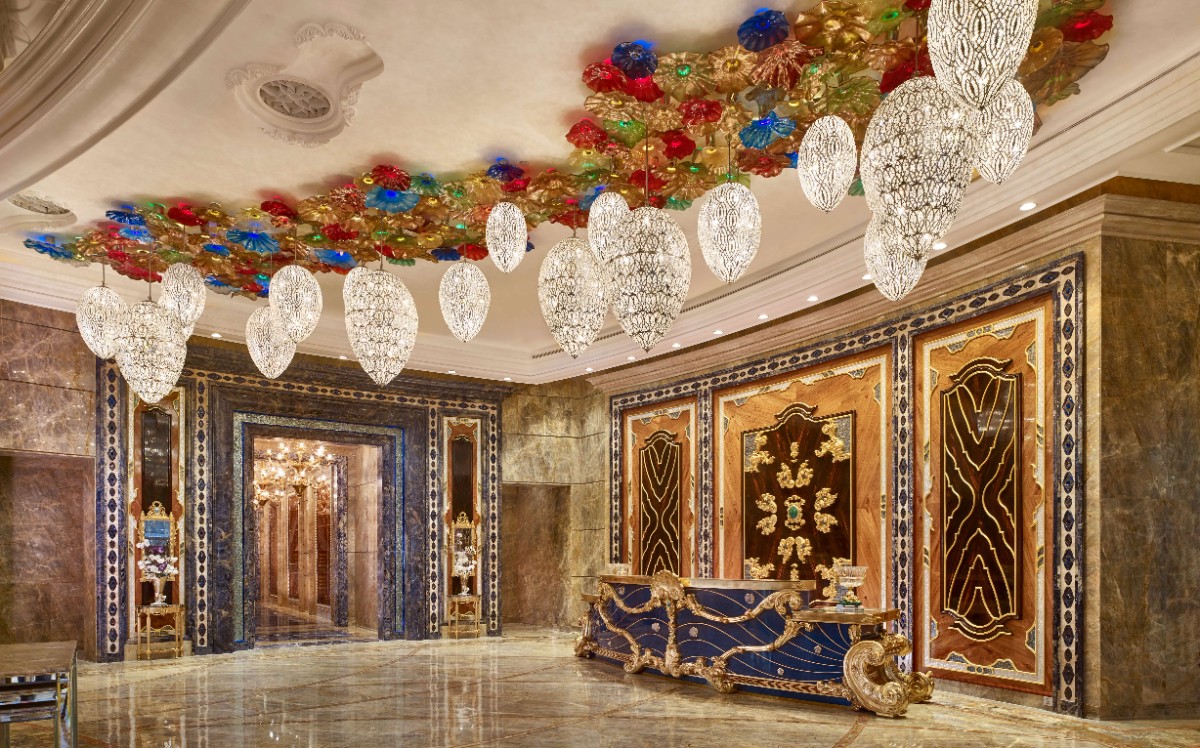 Opulence is the point at The Reverie Saigon. Perched on the upper floors of a landmark tower