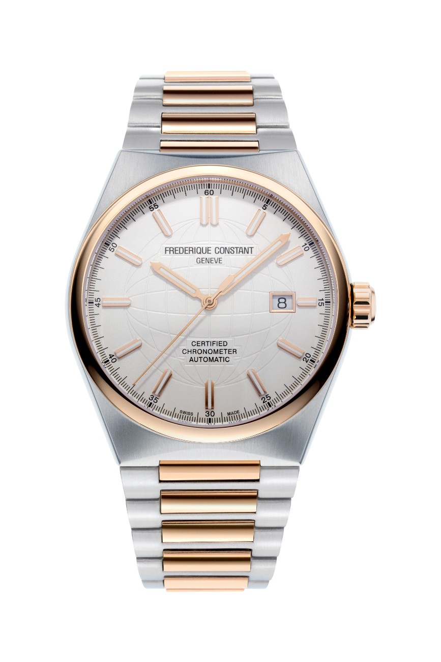 Sporty elegance with a touch of warmth defines the Highlife. The 41 mm case combines stainless steel