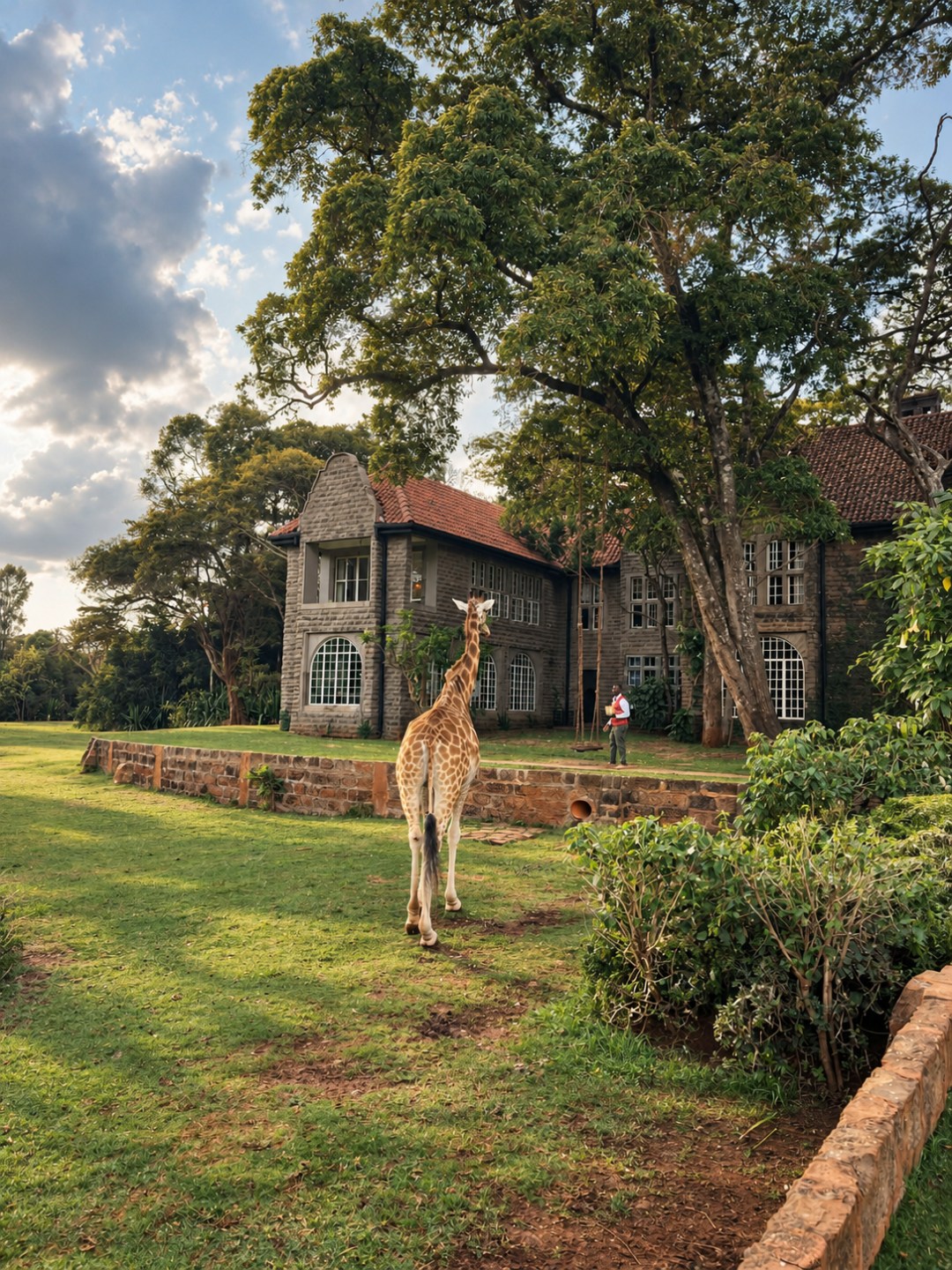 Upon the outskirts of Nairobi stands a handsome country manor of the 1930s, whose most distinguished residents
