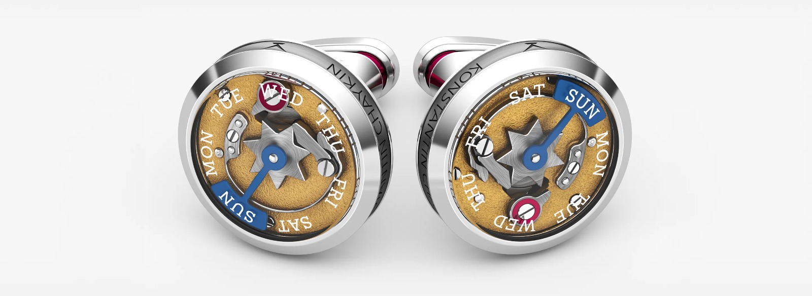 The component count is where the sums become properly impressive. Each cufflink contains 40 parts